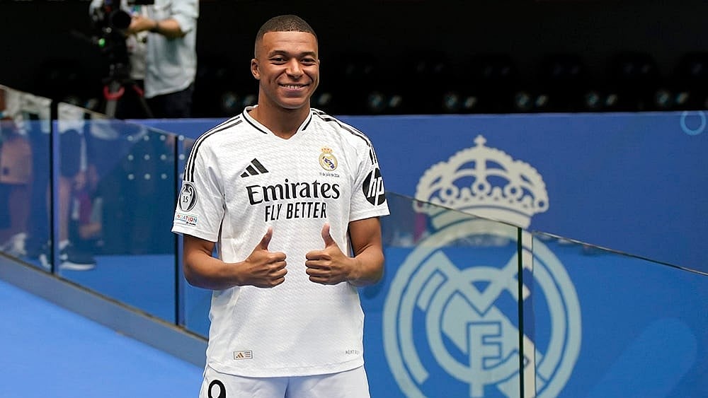 | Photo: AP/Andrea Comas : Kylian Mbappe unveiled as Real Madrid player